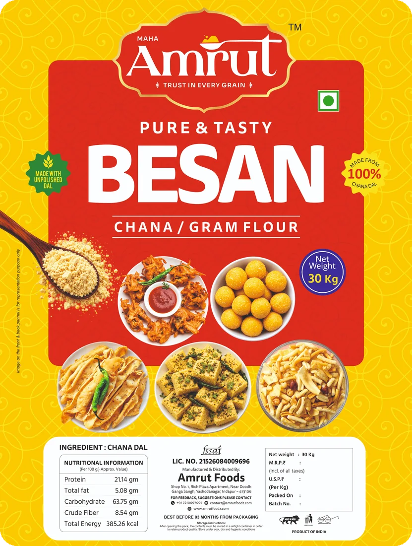 MAHA AMRUT Besan · Bulk bag 30 kg