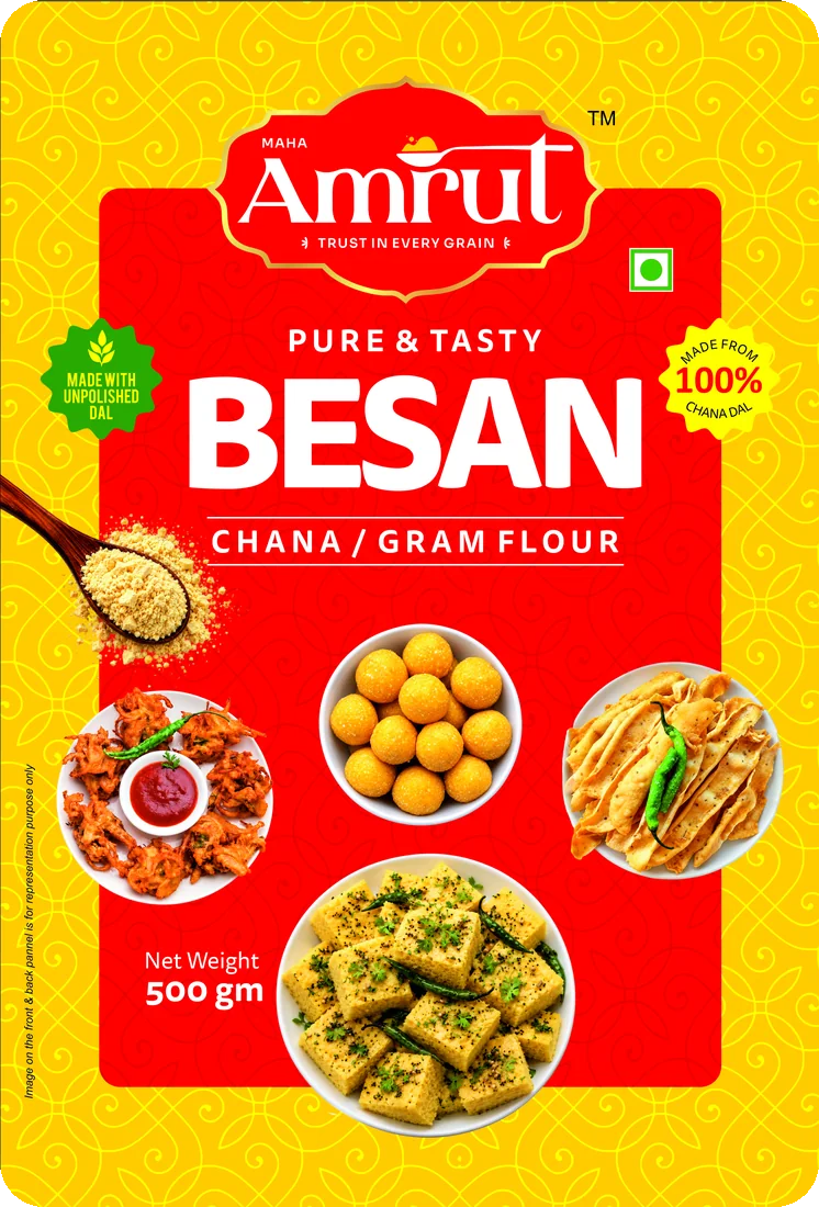 MAHA AMRUT Besan · Retail pack 500 g